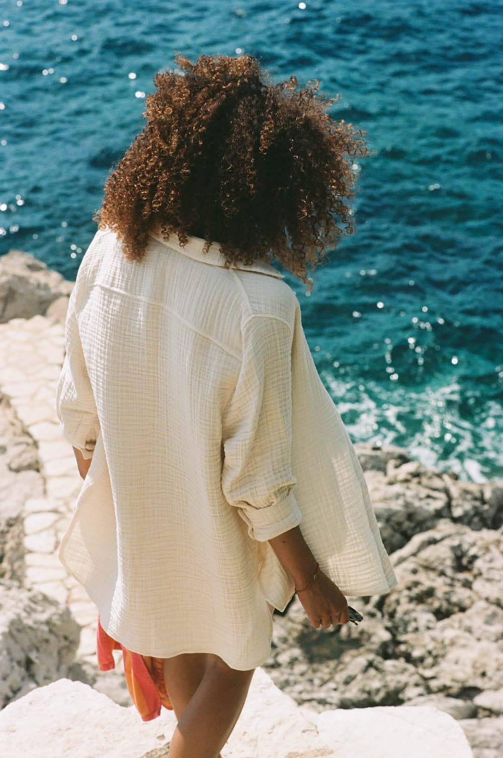 Pru Oversized Button Down - Natural