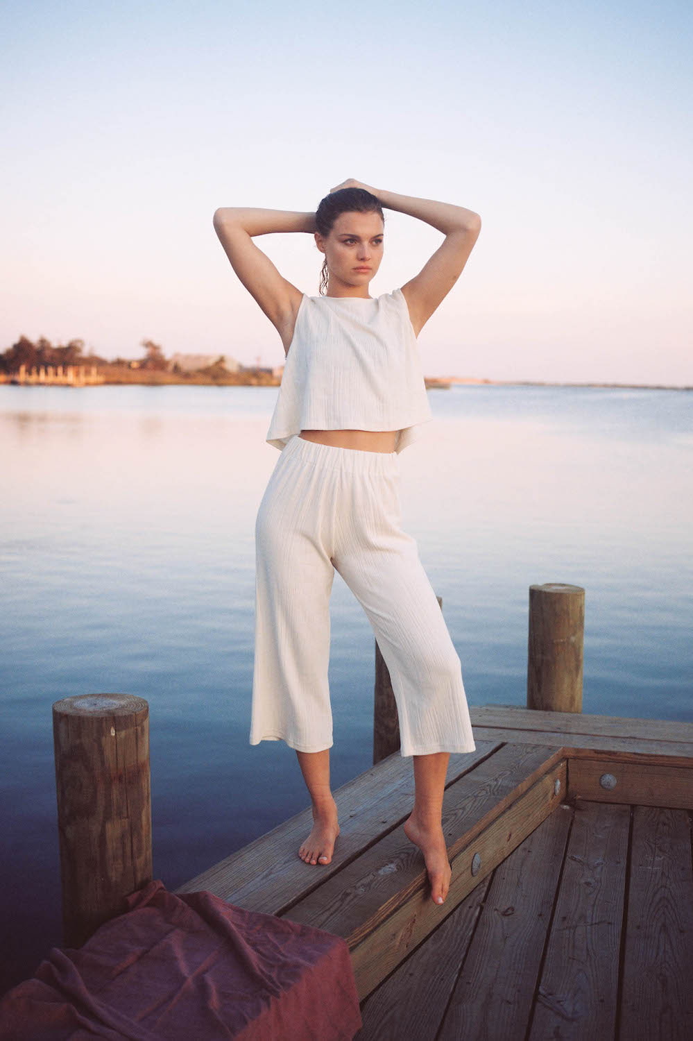sun protective upf lane knit tank