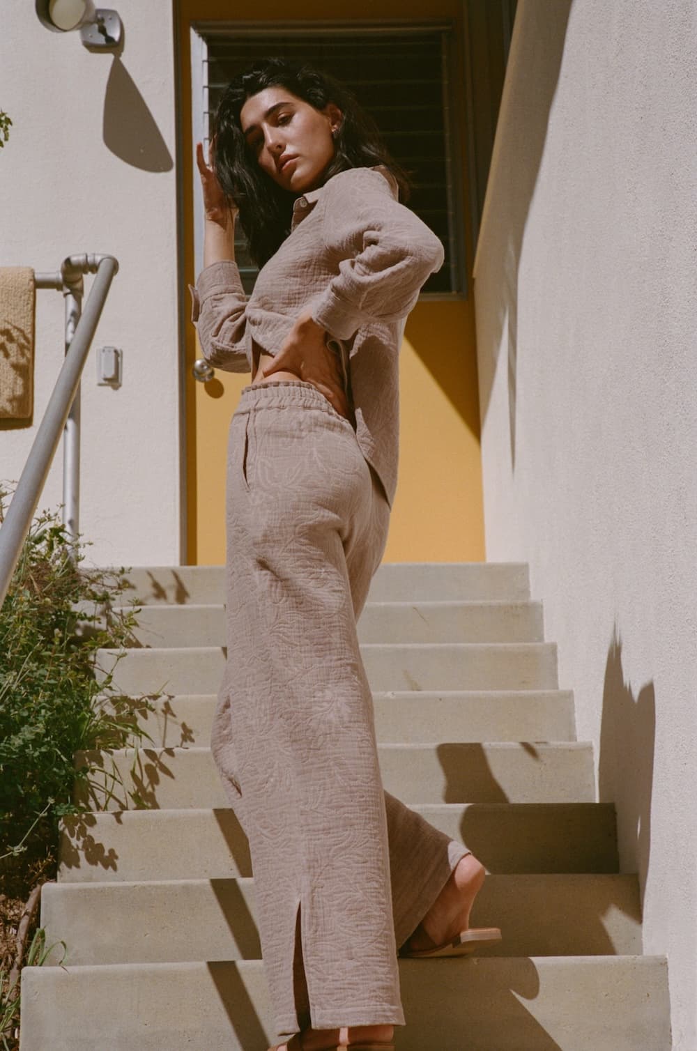 Floral Wide Leg Pants