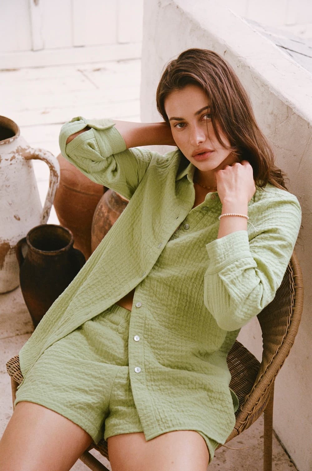 Pru Oversized Button Down