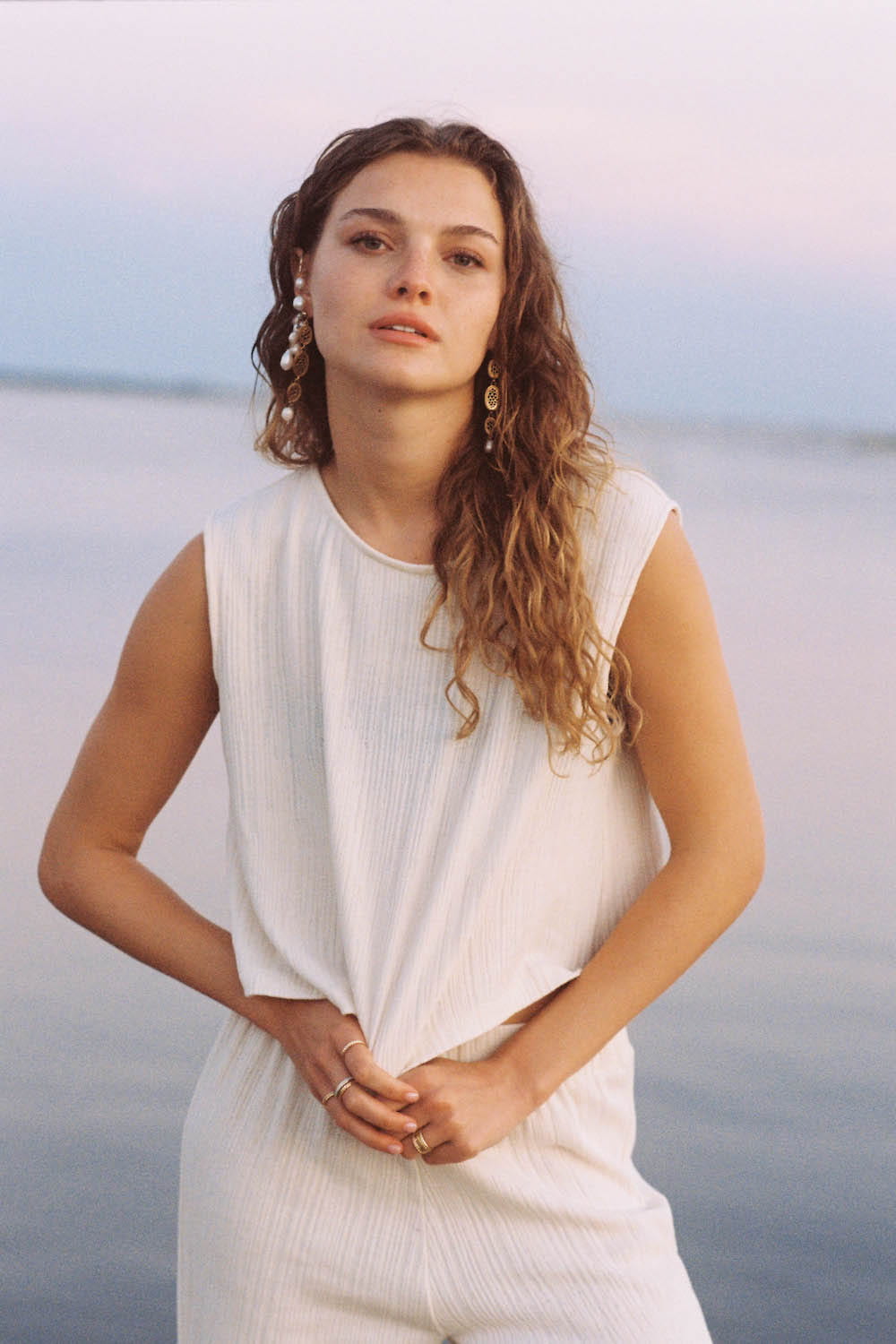 sun protective upf lane knit tank